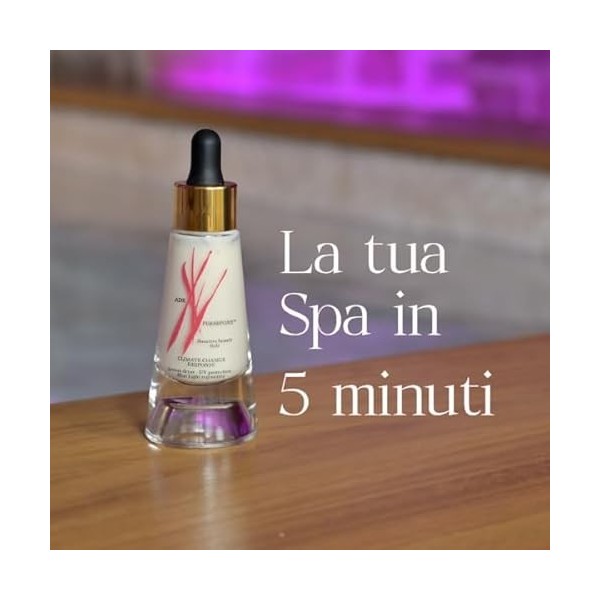 Sérum visage sans eau Effet hydratant, détox, protection UV et lumière bleue, régénérant, hydratant, effet liftant, Contient 