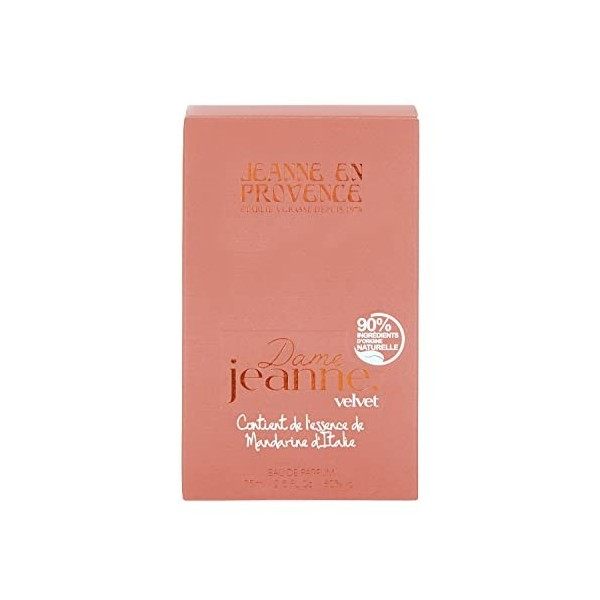 JEANNE EN PROVENCE - Dame Jeanne Velvet - Eau De Toilette Femme - Senteur Florale - Ingrédients DOrigine Naturelle - Fabriqu