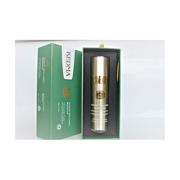 Kedma - Marine Collagen Booster - Soin Anti-Âge Intensif au Collagène Marin - Avec Minéraux de la Mer Morte et Poudre de Perl