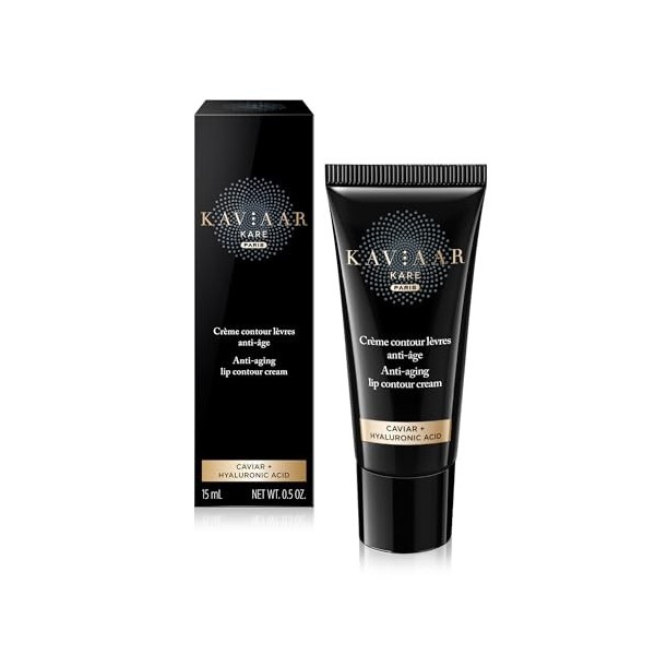 KAVIAAR KARE - Crème contour lèvres anti-âge - Caviar + Acide Hyaluronique - 15 ml