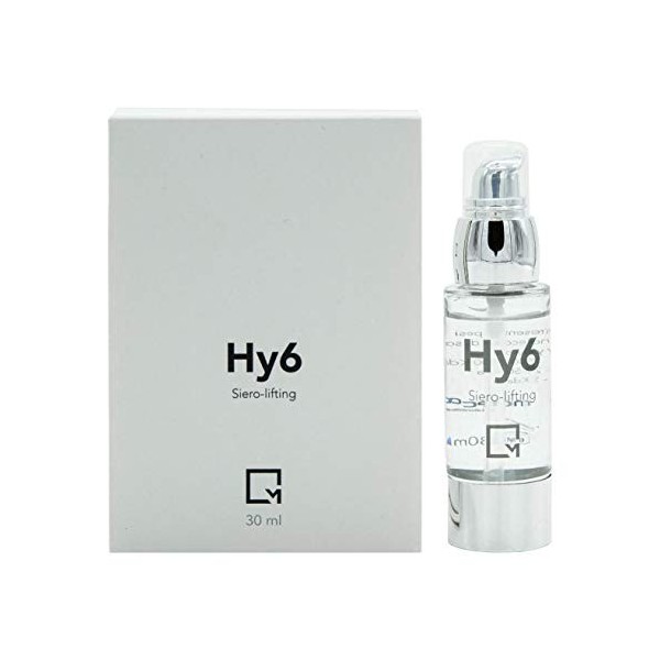 Sérum lifting HY6 de Moleco Laboratoires, Sérum concentré à base dacide hyaluronique 100% pur, fabriqué en Italie
