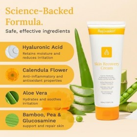 Rejuvaskin Skin Recovery Crème hydratante à laloe vera pour peaux sensibles, patients rayonnants et tatouages 100 ml