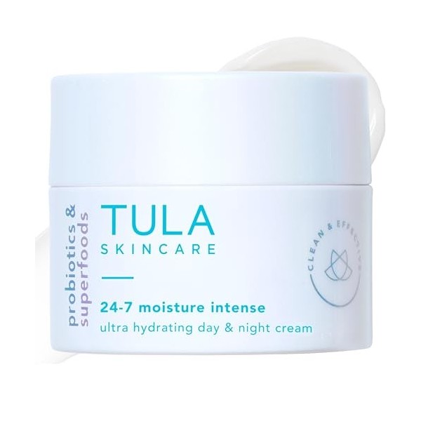TULA Skin Care 24-7 Moisture Intense Ultra Hydrating Day & Night Cream | Ultra Nourishing Moisturizer for Face. Soothe Skin, 