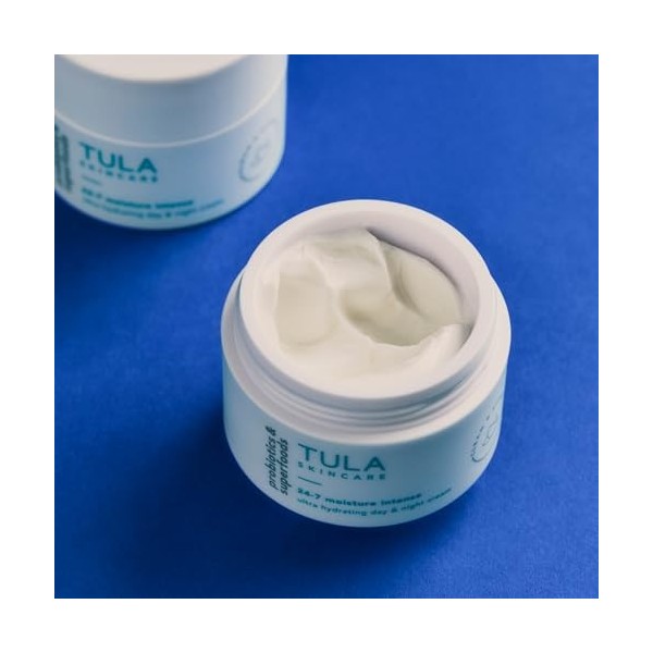 TULA Skin Care 24-7 Moisture Intense Ultra Hydrating Day & Night Cream | Ultra Nourishing Moisturizer for Face. Soothe Skin, 