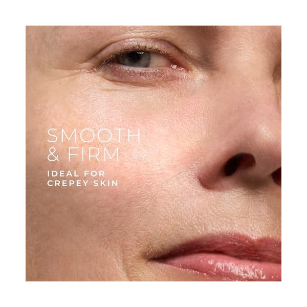 RoC Crepe Repair Hydratant anti-âge pour le visage et le cou Crème raffermissante quotidienne 48 g + Capsules lissantes RoC