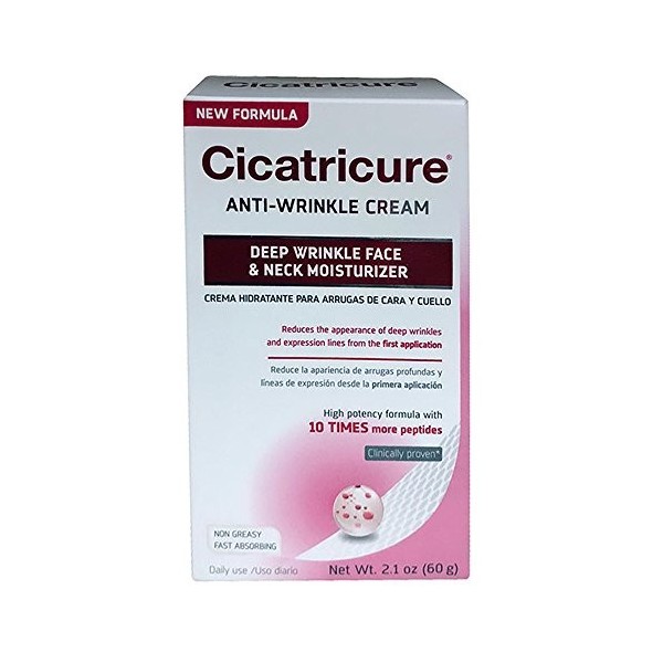 CICATRICURE Cicatricure Crema Anti-rides Crème Visage 2,10 oz Pack de 4 