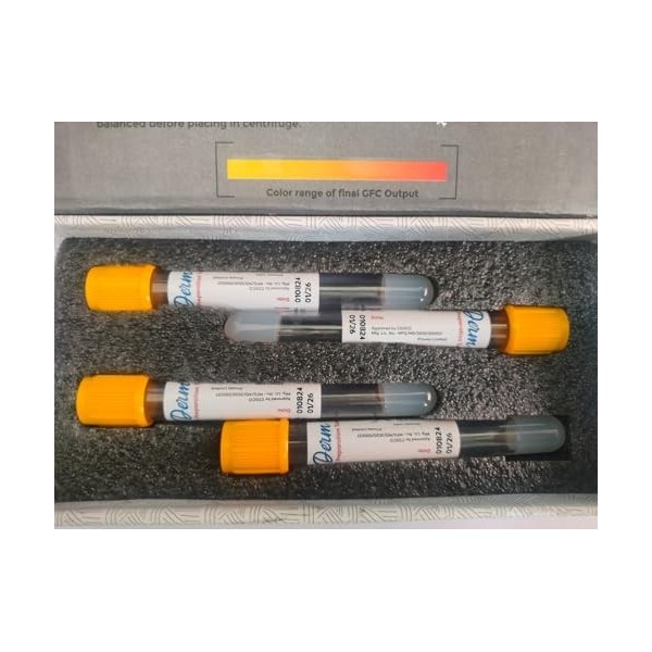 Spancare DERM Autologus Lot de 2 tubes de préparation GFC pour la peau et le visage 6 ml