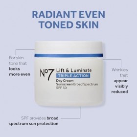 No7 Lift and Luminate Triple Action Crème de Jour 48 ml