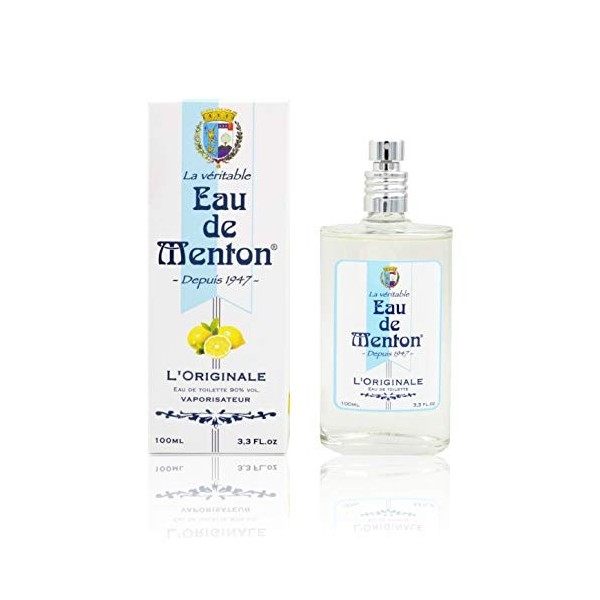 Eau de Menton - LOriginale, depuis 1947 - Eau de Toilette mixte, Artisan Parfumeur en Côte dAzur 100 ml 