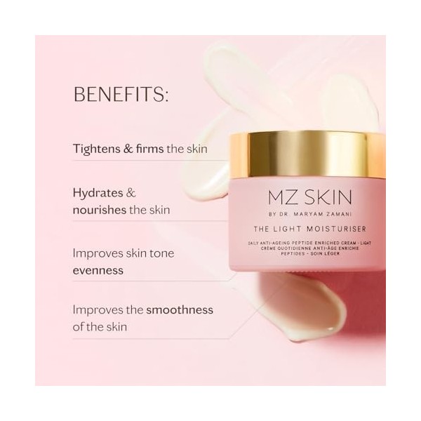 MZ SKIN The Light Moisturiser 50ml