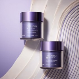 Jeunesse & Fermeté Jour/Nuit - Time Resist Jour 50ml + Time Resist Nuit 50ml - Crème Anti-Âge, Réduit Rides & Ridules - Activ...