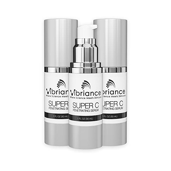 Vibriance Super C Sérum pour peaux matures fabriqué aux États-Unis, formule tout-en-un hydrate, raffermit, lisse, cible les t