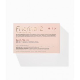 Fillerina 12 Biorevitalizing Double FILLER NEO MITO Traitement intensif Visage Effet Remplissage Revitalisant Grade 3