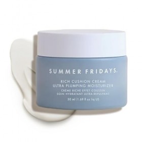 Summer Fridays Crème hydratante Rich Cushion pour le visage ultra volume + fond de teint hydrate intensément la peau