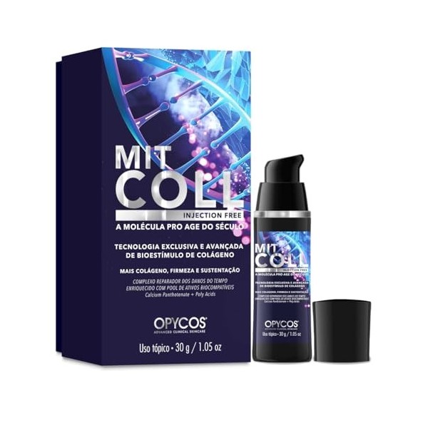 Opycos Cosmétiques - Crème Moisturizer Visage Bioestimulador de Colageno, 30g