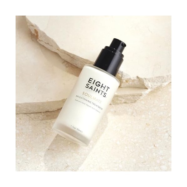 Eight Saints Soulmate Lotion à base de sérum à lacide glycolique 15 % pour femme, naturel et biologique, sérum anti-âge pour