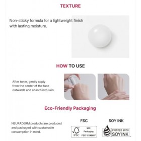 NEURADERM Sérum Neuro Lacto, soin hydratant doux du microbiome, sans parfum, sans tensioactifs, sans conservateur, hypoallerg
