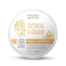 Wooden Spoon Crème Apaisante Bio Peaux Sensibles et Atopiques – Avoine Colloïdale, Calendula et Millepertuis, 100% Naturelle,...