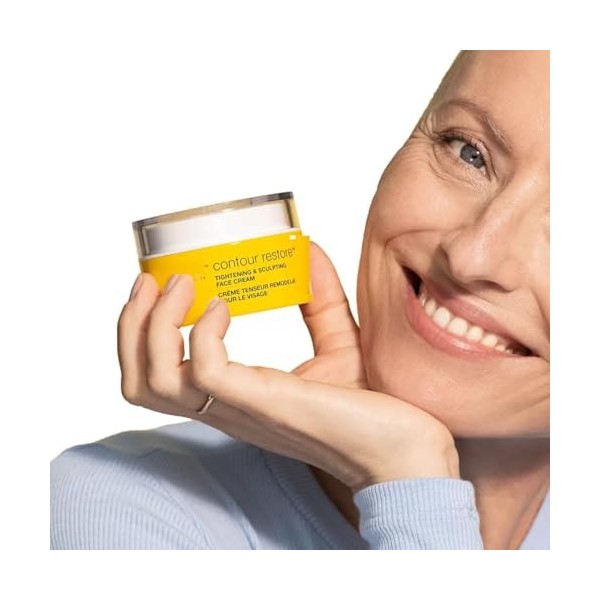 Striveectin Contour Restore Lot de 2 crèmes pour le visage, ciblent laffaissement de la peau et la perte de volume – Cible l