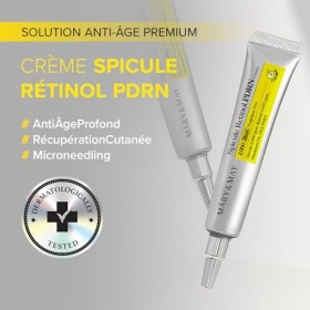 Mary&May Spicule - Crème au rétinol PDRN - Crème hydratante coréenne avec spirales marines et nano-liposome rétinol - Rafferm