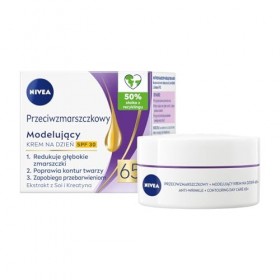 NIVEA Lot de 2 - Anti-RIDES + Crème de Jour et Crème de Nuit 65+ 2 x 50 ml 