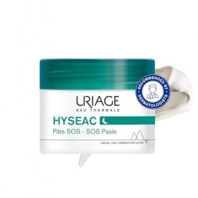 Uriage Hyseac Pâte SOS - Argile Verte, Zinc, Arbre à Thé - Accélère la Maturation des Boutons, Imperfections et Limite les Ma