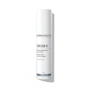 Turn Over 15 | Crème de Nuit Anti-Âge | 15% dAcide Glycolique AHA | Exfoliant Visage Anti-Rides & Taches, Imperfections & Im ...