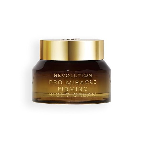 Revolution Pro Miracle Vegan Collagen Crème de Nuit - Hydratation intense avec collagène vegan et squalane - Vegan & Cruelty-