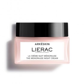 Lierac - Arkéskin - La Crème Nuit Ménopause 50ml - Soin Visage - Réequilibre - Nourrit - Raffermit - 97% d’ingrédients d’orig