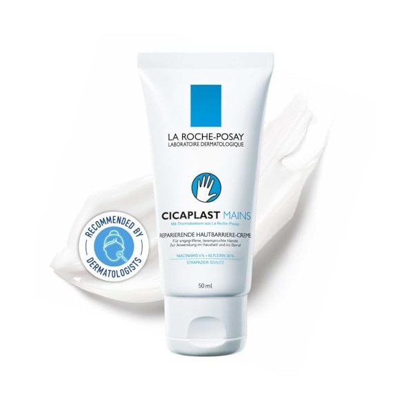 La Roche-Posay Cicaplast Mains Crème Barrière Réparatrice 50 ml Crème Jour et Nuit