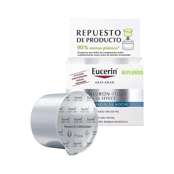 Eucerin Hyaluron-filler 3xeffect Night Cream Refill 50ml