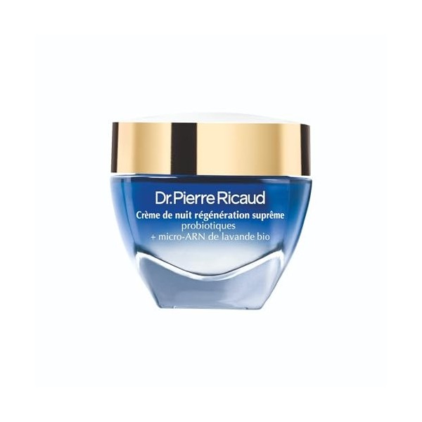 Dr Pierre Ricaud – Duo Nuit Crème et Contour Yeux Anti-Âge aux probiotiques et micro-ARN de lavande bio - Crème de Nuit Régén