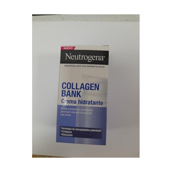 Neutrogena Collagen Bank Crème hydratante pour le visage 1 x 50 ml - Crème de nuit anti-âge préservée au collagène - Pour u