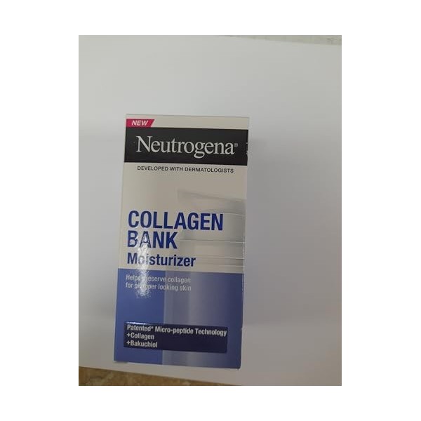 Neutrogena Collagen Bank Crème hydratante pour le visage 1 x 50 ml - Crème de nuit anti-âge préservée au collagène - Pour u