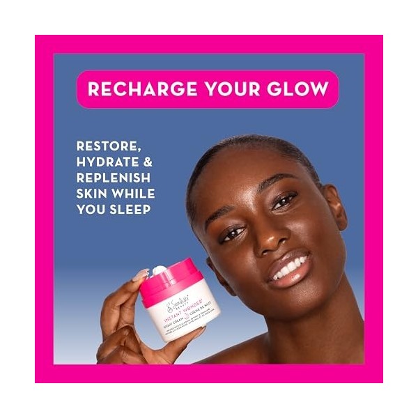 Seoulista Instant Wonder® Crème de nuit hydratante et repulpante pour tous les types de peau Restaure, protège et rajeunit vo