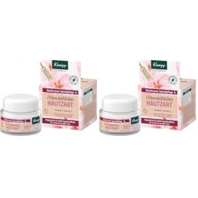 Kneipp - Crème de nuit à la fleur damande pour une peau douce - 50 ml Lot de 2 Crème Jour et Nuit