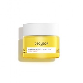 Decléor Baume de Nuit Rose DOrient 15ml – Baume Visage Apaisant, Réduction des Rougeurs, Réparation de la Barrière Cutanée, 
