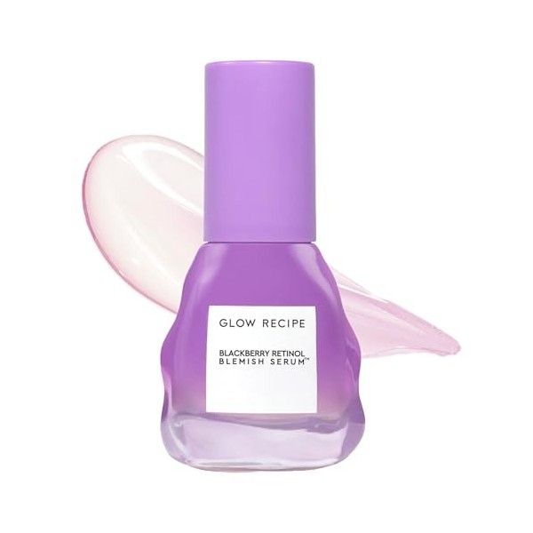 Sérum visage anti-âge nuit et minimisateur de pores avec trois rétinoïdes hydratants pour éclaircir les imperfections, lisser