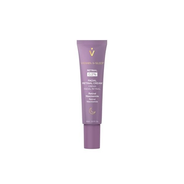 VALQUER Crème Visage Nuit Retinal 0,2% Vitamin A-Sleep | Anti-Rides Raffermissante avec Niacinamide | Améliore Fermeté et Uni