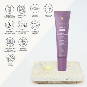 VALQUER Crème Visage Nuit Retinal 0,1% Vitamin A-Sleep | Anti-Rides Raffermissante avec Niacinamide | Améliore Fermeté et Uni