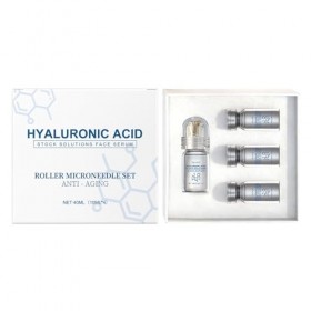 Micro Infusion System Set pour le Visage, Système de Micro-Infusion pour les Llèvres, Sérum à lacide Hyaluronique, Améliore 