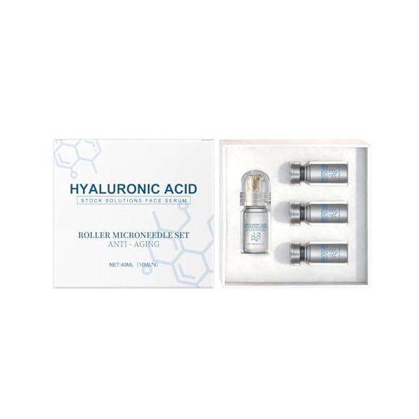 Micro Infusion System for Face and Lips, Sérum Anti-Âge à Infusion Microneedle, Réduction Profonde Des Rides Et Raffermisseme