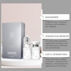 Sérum Anti-Âge à Infusion Microneedle, Micro Infusion System for Face and Lips, Pour une Réduction Profonde des Rides et un E