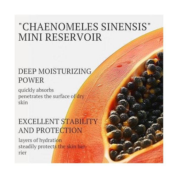 Crème Hydratante à la Papaye, Hydratation Profonde et Soin Naturel, Pour une Peau Douce et Éclatante, Procure une Hydratation