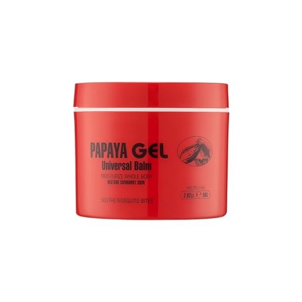 Gelée Naturelle À La Papaye Pour Visage Et Corps, Élimine En Douceur Cellules Morts, Atténue Apparence Ridules, Hydratation P