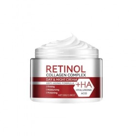Crème Hydratante Au Rétinol Pour Une Hydratation Profonde, Soin Anti-Rides, Crème Visage Raffermissante Et Lissante, Crème Nu