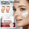 Crème Hydratante Au Rétinol Pour Une Hydratation Profonde, Soin Anti-Rides, Crème Visage Raffermissante Et Lissante, Crème Nu