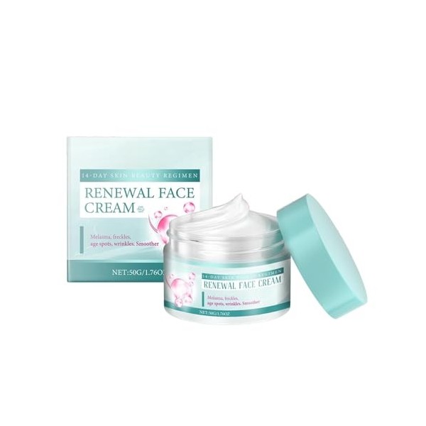 Crème Hydratante Intensive Visage Pour Une Peau Éclatante, Hydratation Profonde Et Durable Pour Apaiser Et Lisser La Peau, So