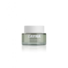 ZAYNA Silky Marine Night Cream 50 ml – Crème de nuit riche à lhuile dargan, hibiscus et algues pour une hydratation en prof