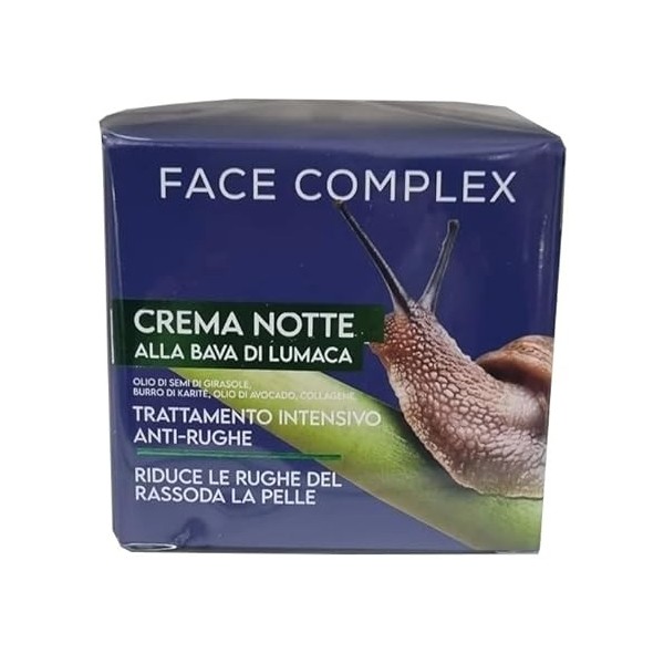 Face Complex Crème de nuit anti-rides à la bave descargot 50 ml